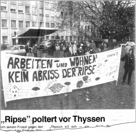 'RIPSE' poltert vor Thyssen